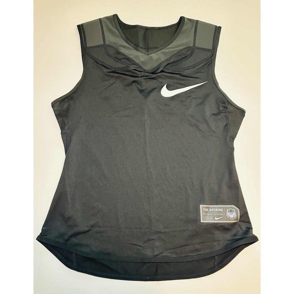 Nike Mens‎ Vapor Speed Padded Football Black Sleeveless Shirt The Opening LARGE